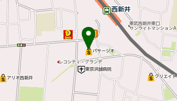 島村楽器株式会社パサージオ西新井店の地図画像