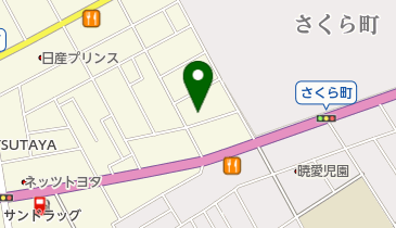 ささら屋東京八王子店の地図画像