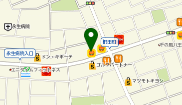 タックルベリー八王子めじろ台店の地図画像