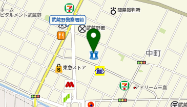 武蔵野市立 かたらいの道市民スペースの地図画像
