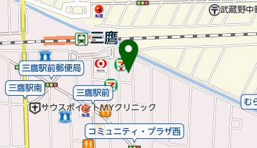 三鷹ネットワーク大学推進機構(NPO法人)の地図画像