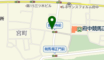 府中えんどう動物病院の地図画像