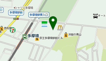 ペットフォレスト町田多摩境店の地図画像