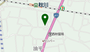 あきる野市 油平クラブハウスの地図画像