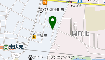 美容室roanの地図画像