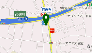 喜久屋クリーニング西麻布店の地図画像