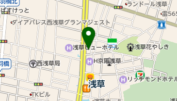 タイ古式マッサージトゥンカウの地図画像