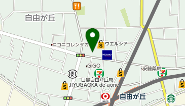 BREEZE自由ヶ丘店の地図画像