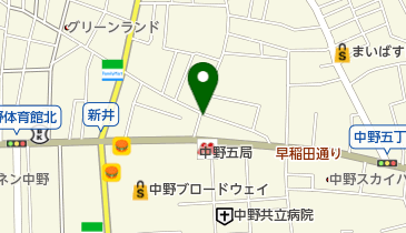 ポニークリーニング新井一丁目店の地図画像