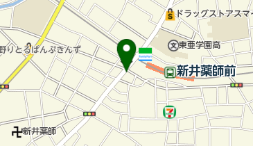スターカット新井薬師店の地図画像