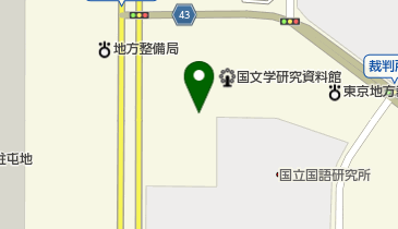 国立極地研究所の地図画像