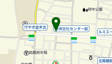 ニシハラコウキダンスアカデミーの地図画像