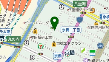 理容室Honuの地図画像