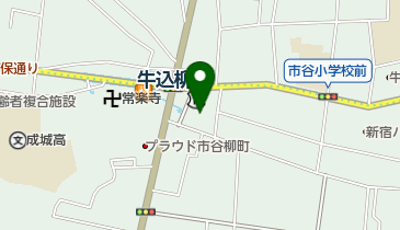 メディアシスト市谷柳町の地図画像
