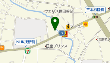 エフロックサービス世田谷の地図画像