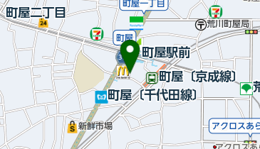 エステサロンさくら町屋店の地図画像