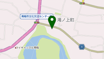 青梅市役所美術館の地図画像