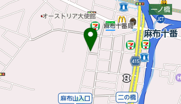 ポニークリーニング麻布十番2丁目店の地図画像