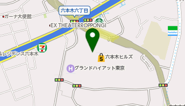ビック・ママ六本木ヒルズ店の地図画像