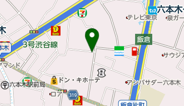 グラテシモ六本木店の地図画像