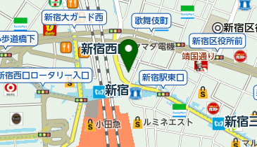 ドクターフット新宿東口店の地図画像