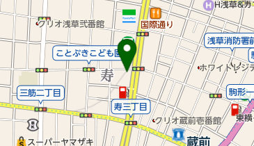 財団法人簡易保険加入者協会災害見舞業務取扱浅草代理店の地図画像