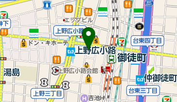 銀カレーTOKYO上野広小路店の地図画像