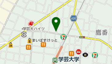 学芸大学カイロプラクティック林整体院の地図画像