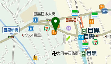 焼肉ギュービッグ目黒店の地図画像