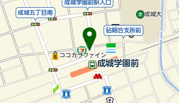 ゴディバ成城店の地図画像
