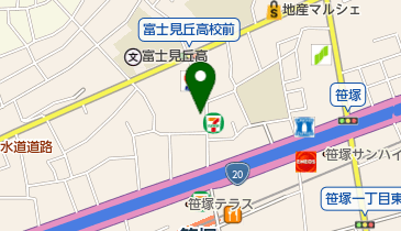 ラフィネ笹塚店の地図画像