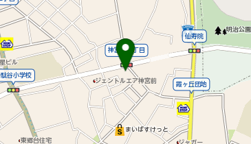 ブラウンホースの地図画像