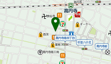 保険相談ショップ保険ほっとライン高円寺店の地図画像