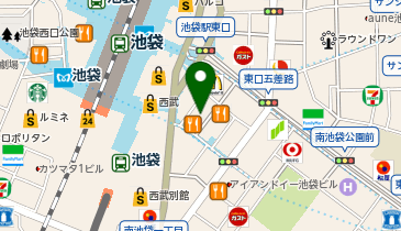 池袋ゴルフアカデミーの地図画像