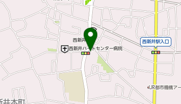 くるみ薬局西新井店の地図画像