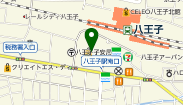 くまざわ書店八王子南口店の地図画像