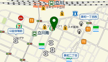 TH東洋総合治療センターの地図画像