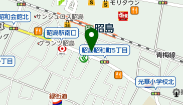 なるた鍼療院の地図画像