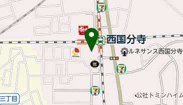 ポニークリーニング東武ストア西国分寺支店の地図画像