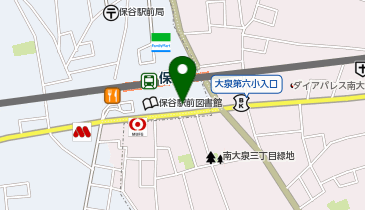 東洋整体術西武保谷療術センターの地図画像