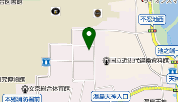 三菱史料館の地図画像