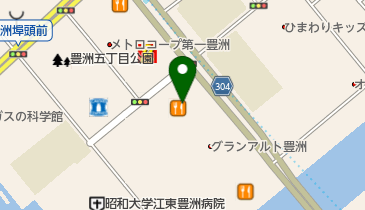 インドアゴルフスクール・ゴルフェ豊洲店の地図画像