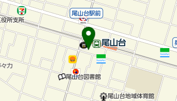 日本調剤尾山台南口薬局の地図画像