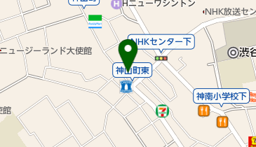 ヘッケルスポーツ渋谷の地図画像