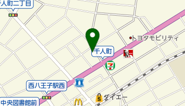 フィットネスジム・ジョイフルタイム西八王子店の地図画像