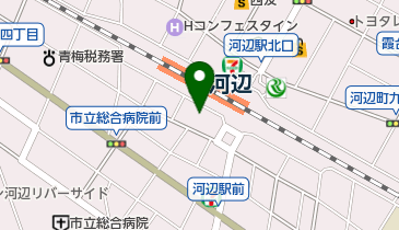 こむかい動物病院の地図画像