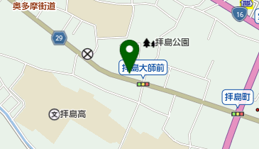 茶話本舗デイサービス拝島の地図画像