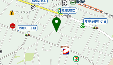 あきしま福祉作業所の地図画像