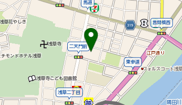 東京都 産業労働局 東京都立産業貿易センター 台東館の地図画像