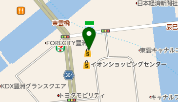 ラフィネイオンボディイオン東雲ショッピングセンター店の地図画像